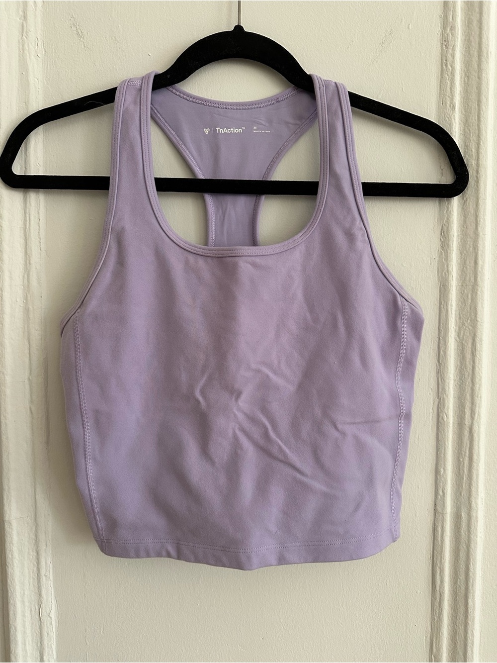 Aritzia TnAction Lilac Racerback Tank Top